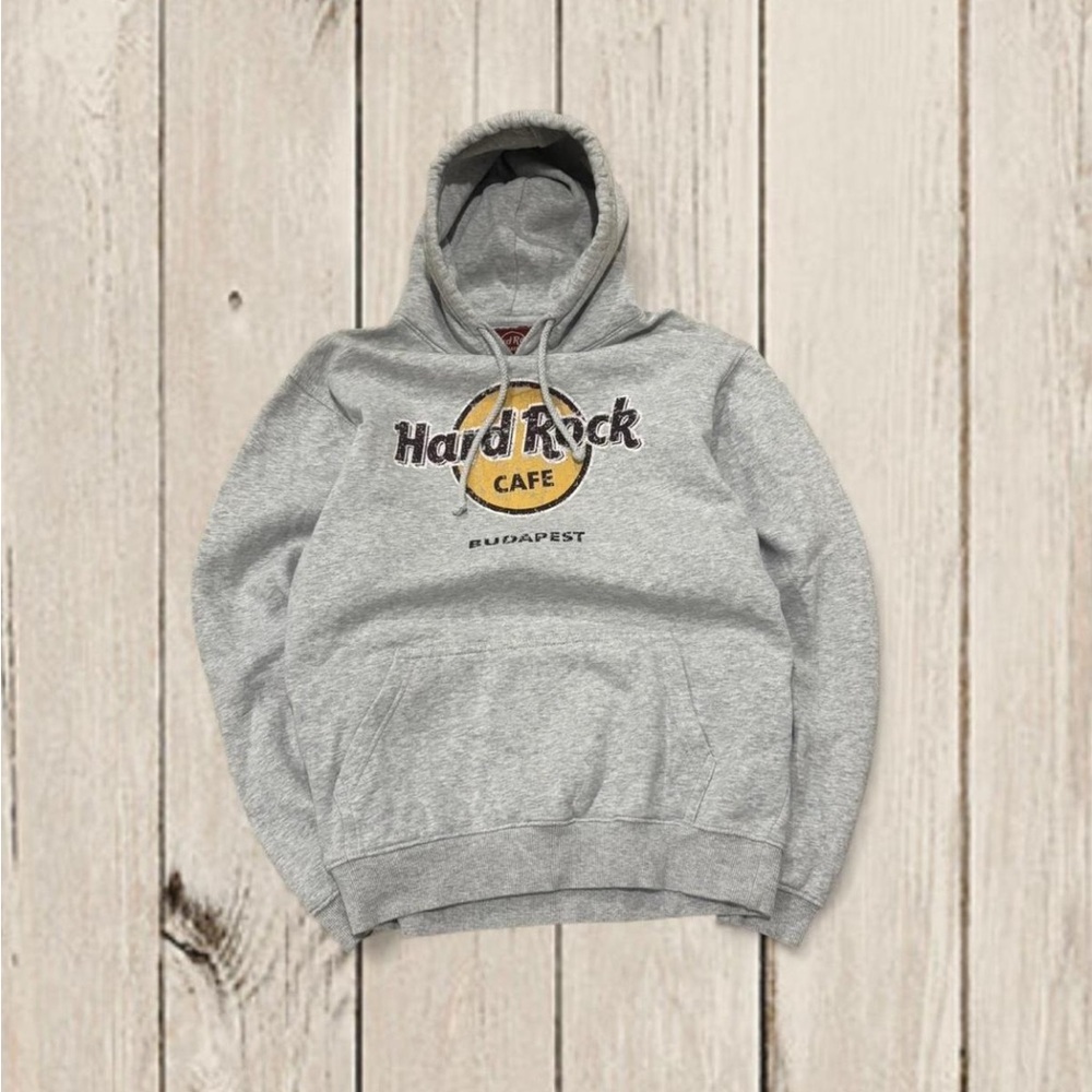 Hard Rock Cafe Gray Zip Up Sweater
